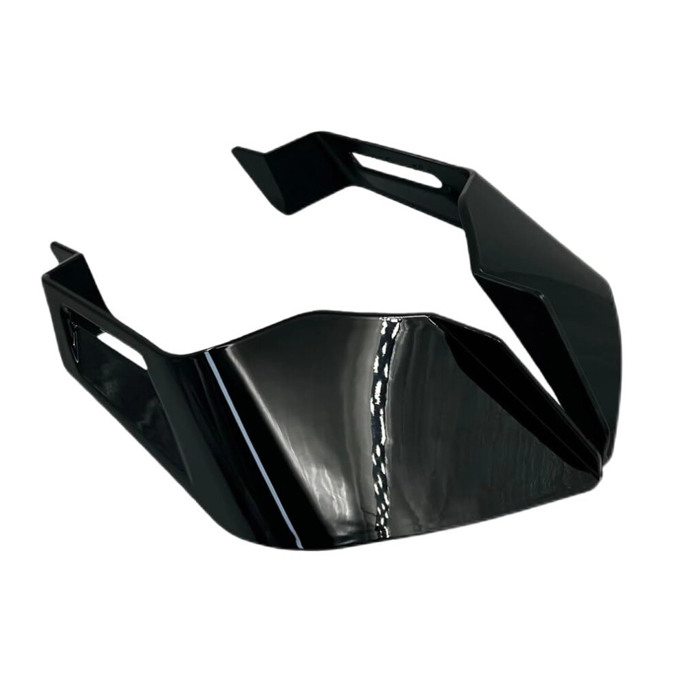 Universal Motorcycle Winglet Kit Fairing Spoiler For Sporty Look And Stability Bright Black 9053599061229
