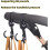 Multifunctional Hooks with Secure AntiSlip Grip for Scooter Stroller and Bicycle Handlebar 2