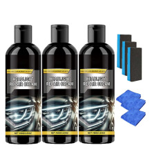 Headlight Restoration Kit 3PCS with Scratch Removal, UV Protection and Enhanced Night Visibility