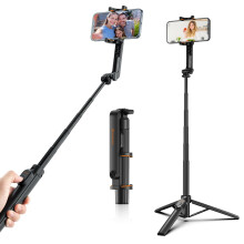 Selfie Stick Tripod with Bluetooth Remote, Foldable 35' Phone Tripod Stand for iPhone and Android
