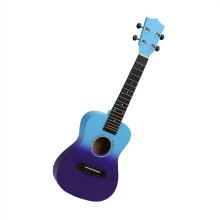 23 Inch Beginner Ukulele for Adults, Basswood Body Small Guitar with Gradient Color Finish and Clear Sound