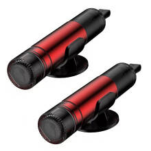 Car Safety Hammer 2 Pack with Seatbelt Cutter, Shatters Glass Instantly, Visibility Red