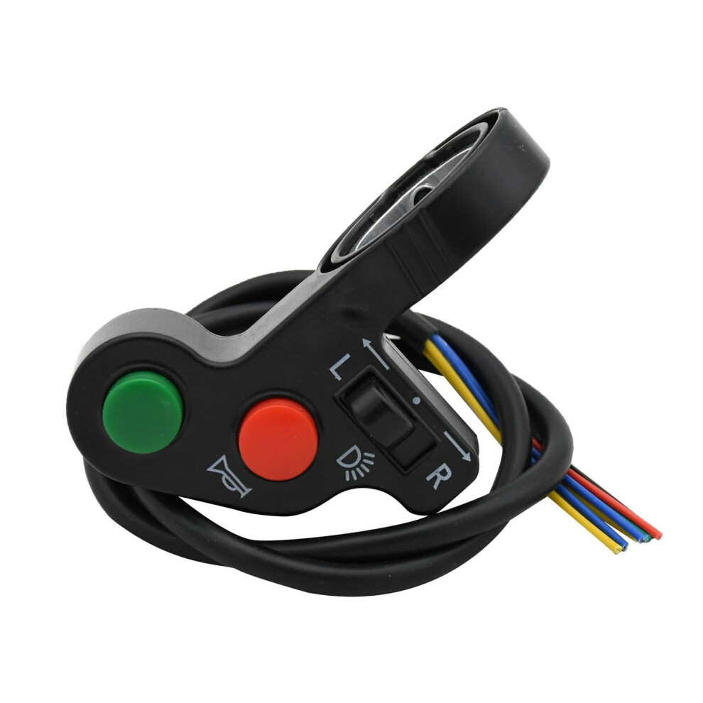 Motorcycle Atv Scooter Handlebar Control Switch With Turn Signal Horn On/Off And Indicator 9053599061984