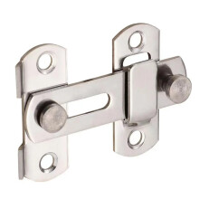 Stainless Steel Door Latch Right Angle Barn Door Lock for Window and Interior Safety 1Pcs