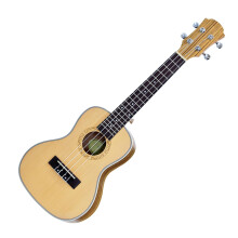 26 Inch Zebrawood Ukulele for Beginners with Clear Bright Tone and Comfortable Playability