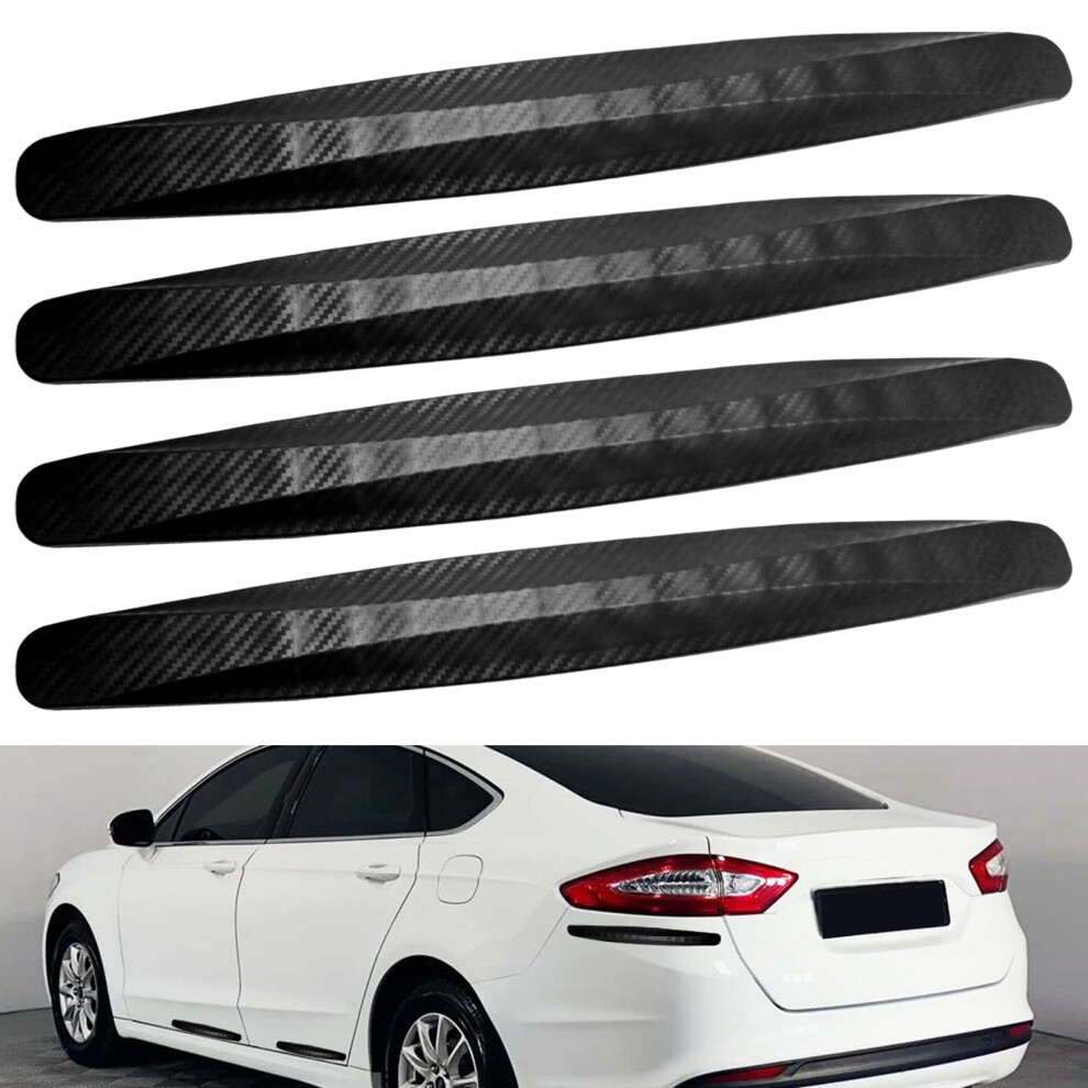 Car Bumper Protector Guard Strip 4 Pack Antiscratch Universal Fit For Cars Suv Truck Black 9455672727716