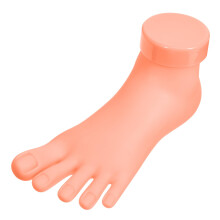 Nail Training Foot Model with Realistic Skin Texture for Professional Pedicure Practice