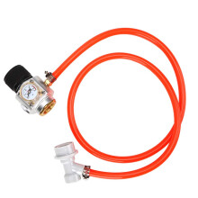 CO2 Mini Keg Regulator Kit with Ball Lock Disconnect, Precise Pressure Control for Home Brewing