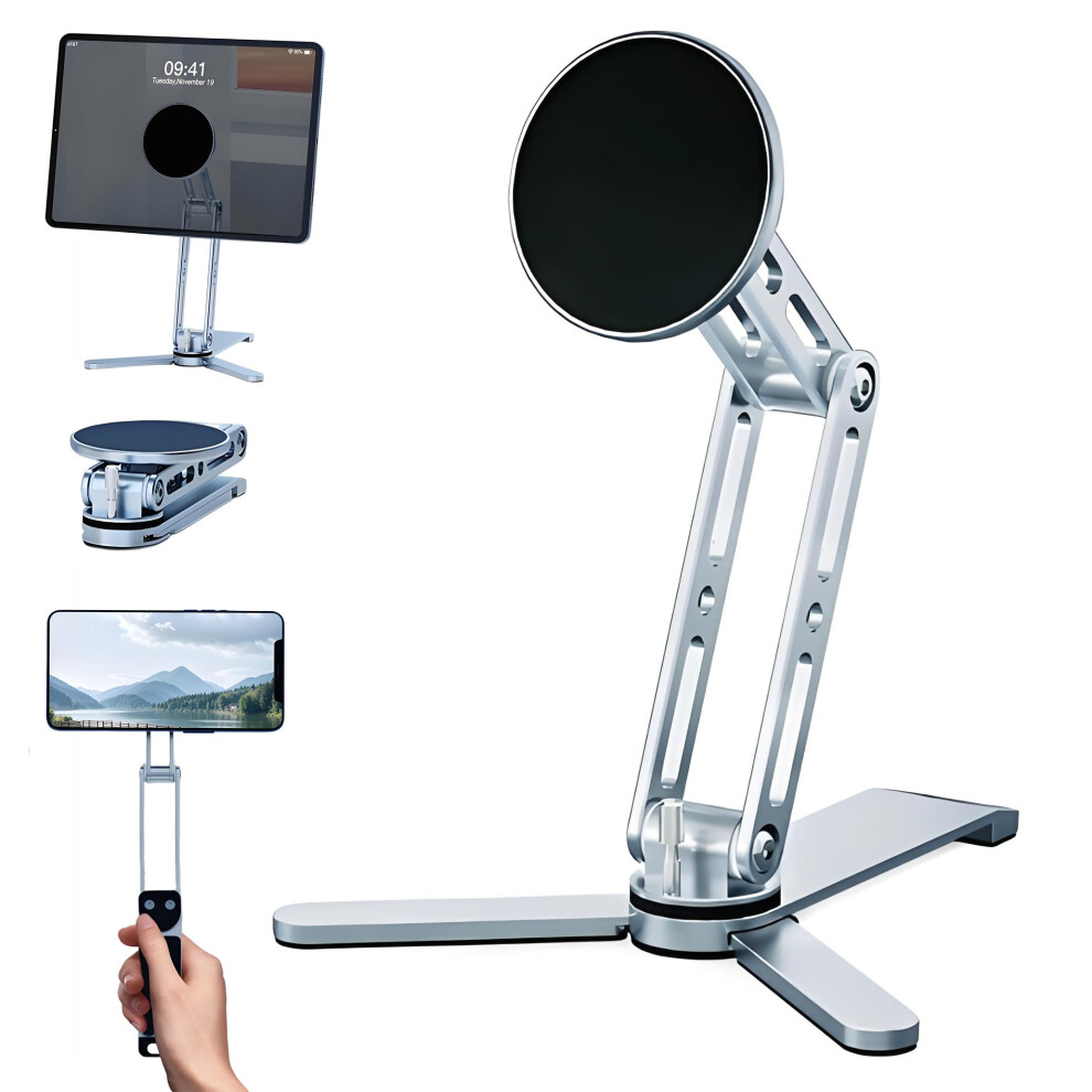 Magnetic Ipad Tripod Stand 360 Rotation Dual Mode Holder For Ipad And Iphone 1216 Series 9070919896934