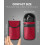 Faraday Key Fob Protector 2 Pack with RFID Signal Blocking Protection AntiTheft Case Red 5