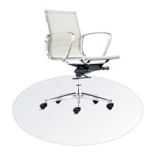 Office Chair Mat for Hard Floors, Clear PVC Vinyl Protector 160cm, Non Slip Durable Surface