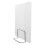 White Desktop Sneeze Guard Desk Divider Panel for Office and Classroom, Easy Tool Setup, Impact Resistant 1