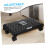 Foot Rest Under Desk Adjustable Height Ergonomic Foot Stool with Massage Rollers and NonSlip Base 3