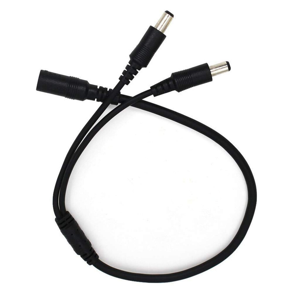Dc Power Splitter 5.5X2.1mm Cable 1 Female To 2 Male For Cctv Camera And Led Strip Lights 9070919889585