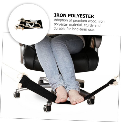 Adjustable Under Desk Foot Hammock with Comfortable Leg Support for Home and Office Use 1