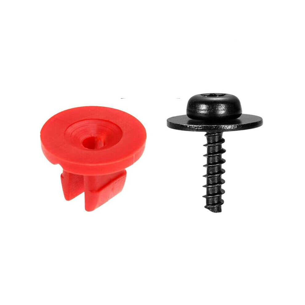 10 Set Engine Splash Shield Screws And Retainer Nuts For Ford Focus Escape Explorer Oe Fit 9053599063766