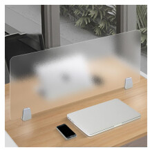 Acrylic Desk Divider Privacy Panel for Office and Classroom, Large Clear Partition 120x30cm