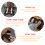Adjustable Under Desk Foot Rest with Ergonomic Design for Pressure Relief and Height Control 4