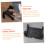 Adjustable Under Desk Foot Rest with Ergonomic Design for Pressure Relief and Height Control 5
