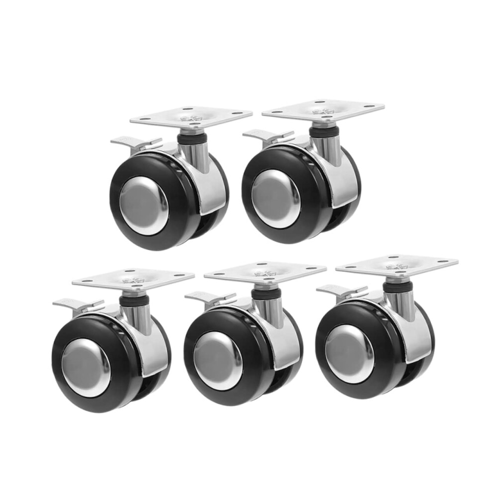 5Pcs Heavy Duty Office Chair Casters Replacement, Smooth 360 Swivel Wheels For Hardwood Floors 9044945348170