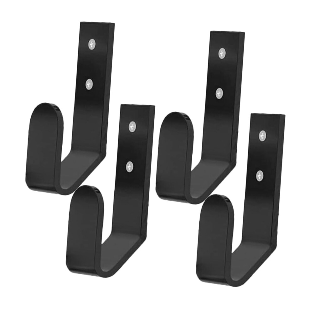 Keyboard Wall Mount Acrylic Holder With 4 Brackets, Universal Fit For Mechanical Gaming Keyboards Black 9174973422273