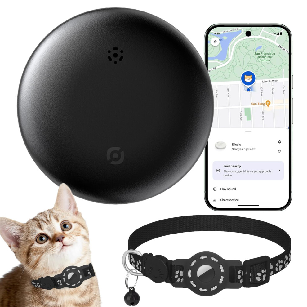 Bluetooth Tracker Compatible With Android With Gps For Cats Keys And Bags, Ip67 Waterproof, 365Day Battery 9070919898822