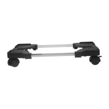 CPU Tower Stand with Wheels, Adjustable Under Desk PC Holder, Locking Casters for Home Office