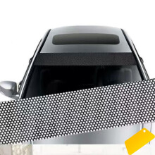 2 Pack Car Windshield Sun Shade Tint Strip UV Protection Heat Control Privacy Film Adjustable