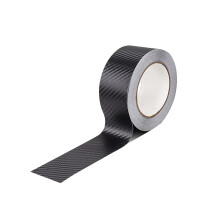 Carbon Fiber Vinyl Wrap Chrome Delete Tape, SelfAdhesive ScratchResistant Car Door Edge Guard