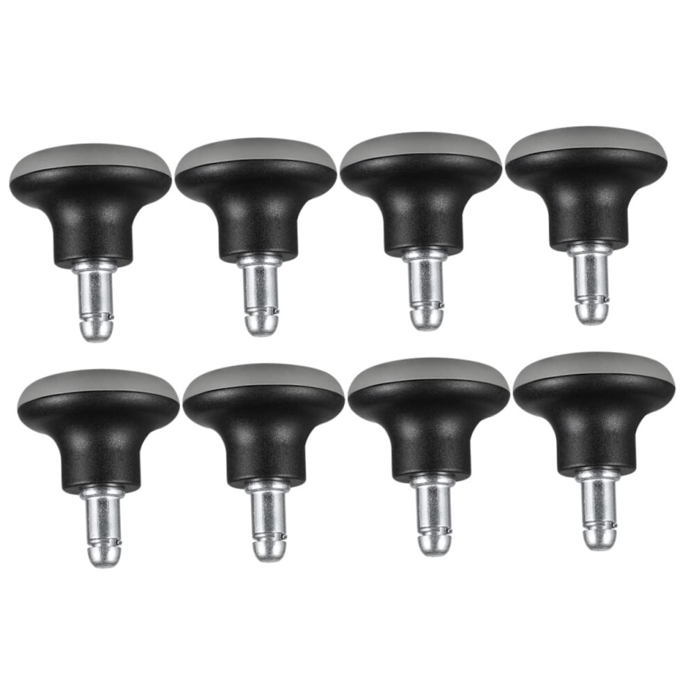 8Pcs Office Chair Caster Wheels Replacement Set, Locking Pu Silent Casters For Hardwood Floors 9044945348828