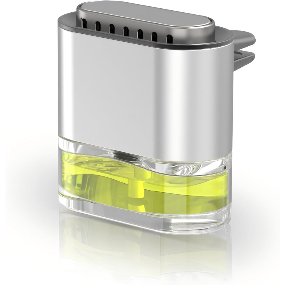 Car Air Freshener Essential Oil Vent Diffuser 365Day Aroma Gardenia Scent Silver 9053599065302