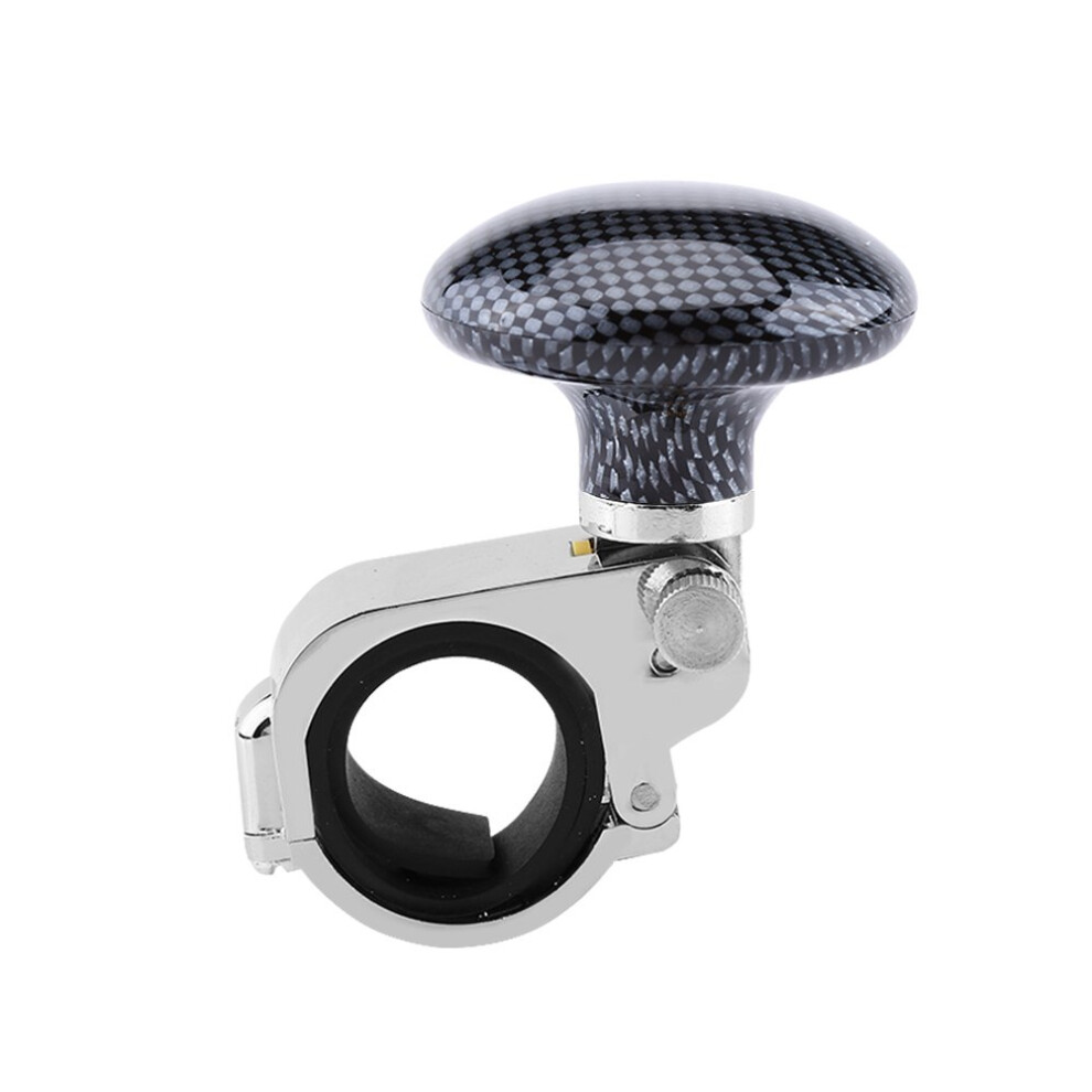 Carbon Fiber Steering Wheel Spinner Knob Universal Fit With Ergonomic Grip For Easy Control 9053599065630