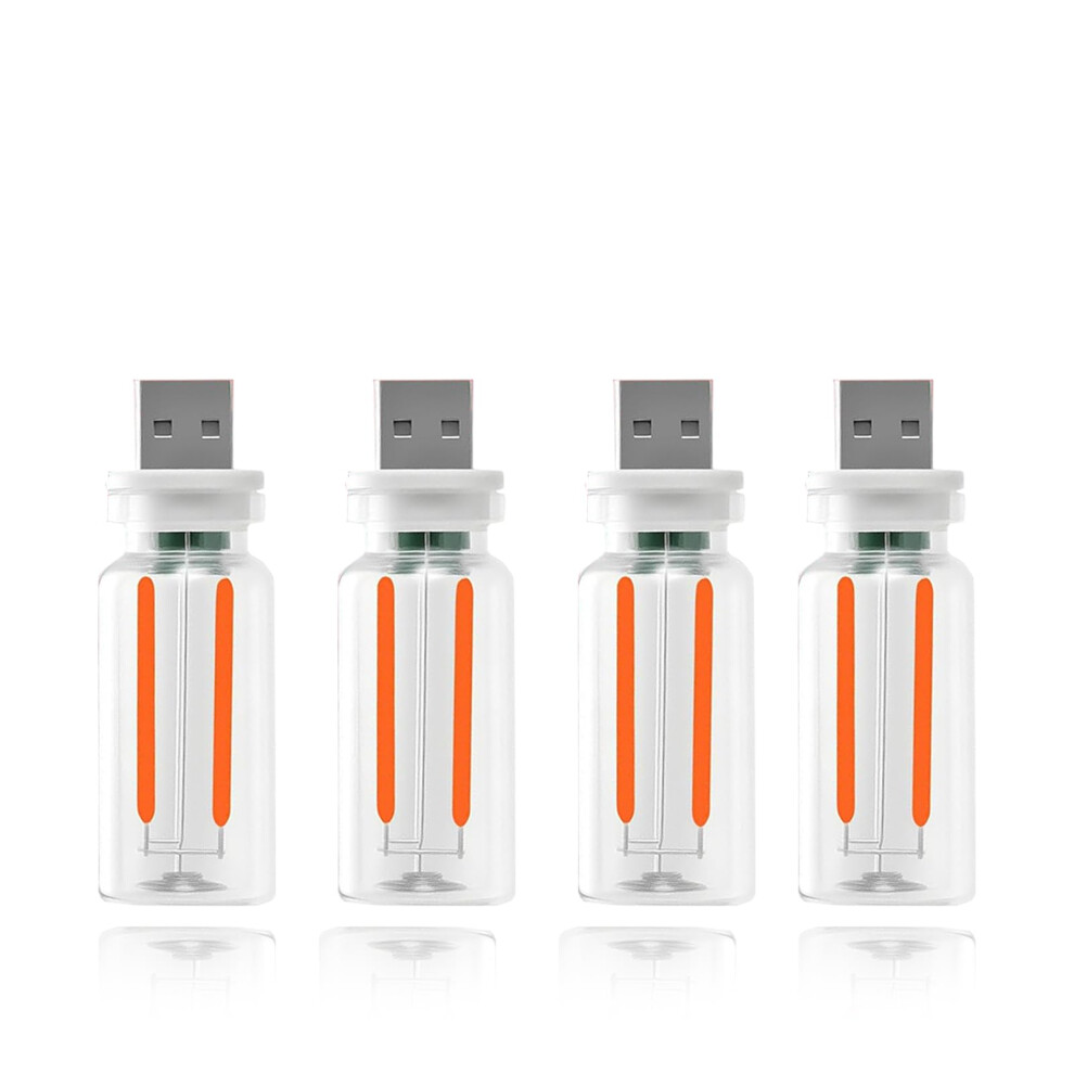 Usb Car Interior 4Pcs Touch Dimmable Led Ambient Lamp For Vehicle Bedroom Camping Light 9053599065661