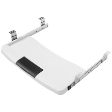 Under Desk Keyboard Tray with Ergonomic SlideOut Design for Space Saving Home Office Workspace
