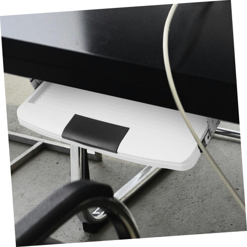 Under Desk Keyboard Tray with Ergonomic SlideOut Design for Space Saving Home Office Workspace 2