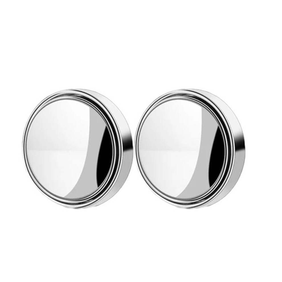 2 Pcs Universal Frameless Blind Spot Mirrors With Wideangle Vision And Antiglare Waterproof Lens 9455672731041