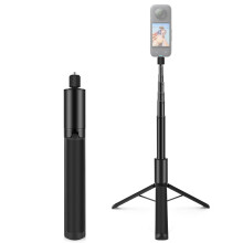 Invisible Selfie Stick 122cm Aluminum Alloy Retractable Tripod Grip for Insta360 X3 X4 X5