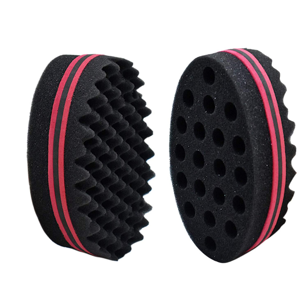 Unisex Twist Hair Sponge For Natural Hair With Big Holes, Fast Styling And Defined Afro Curl