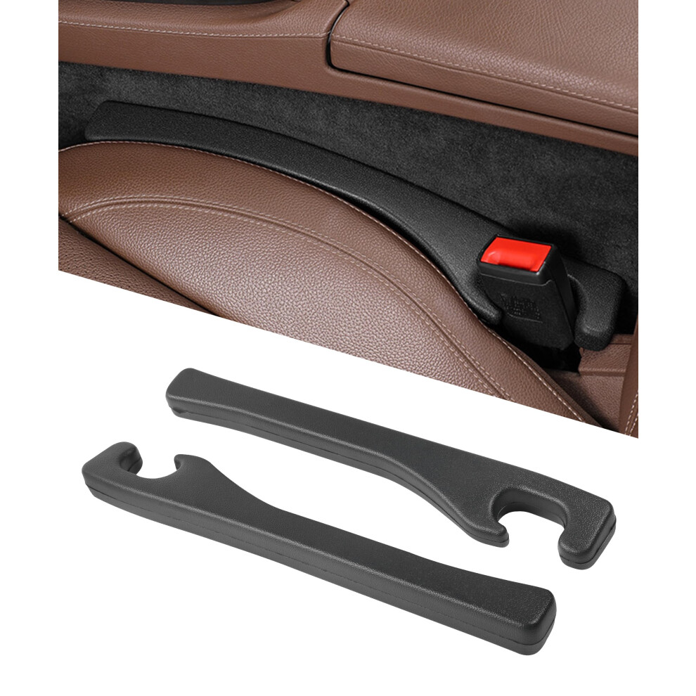 2Pcs Car Seat Gap Filler Organizer Pu Leather For Suvs And Trucks, Prevents Items Dropping 9455672731140