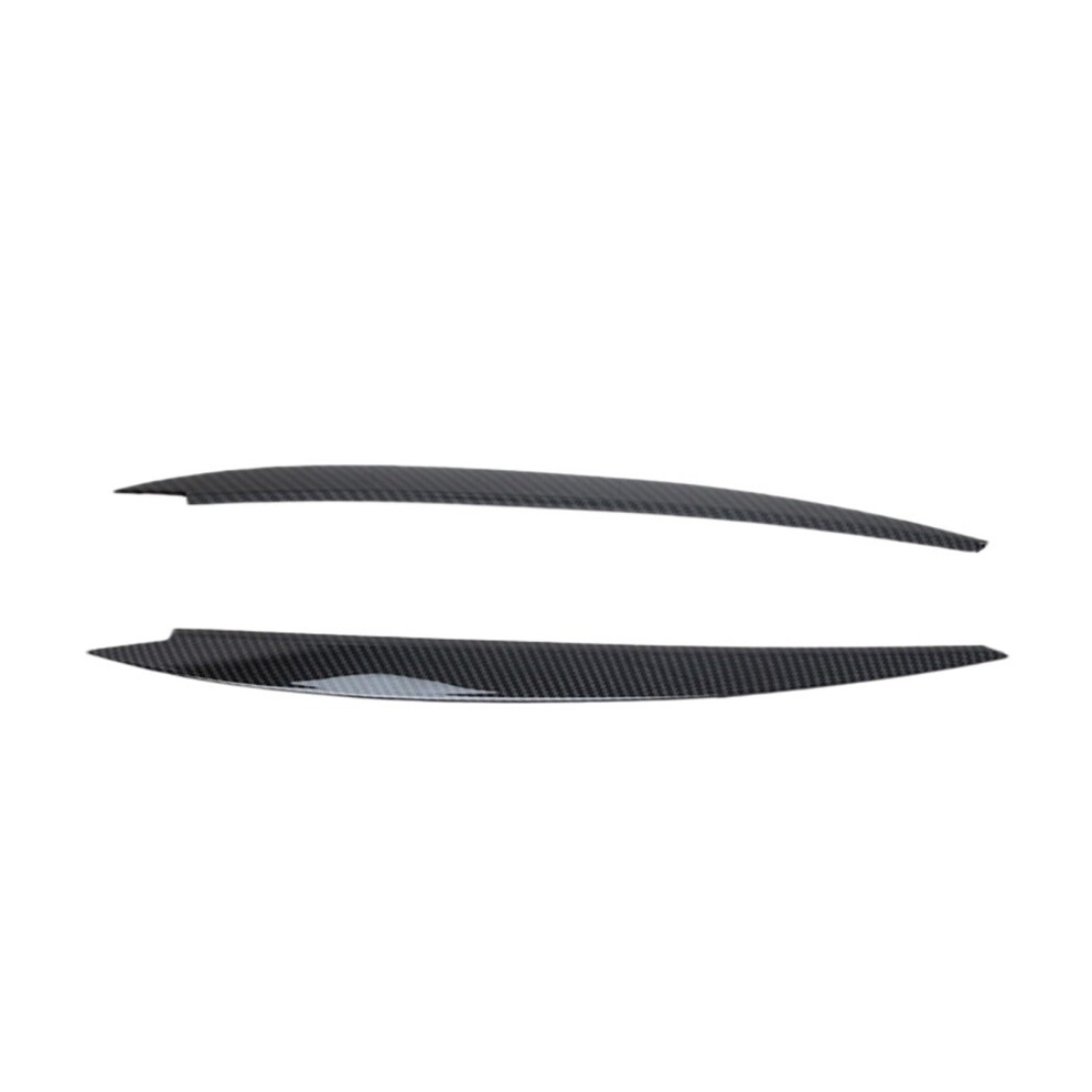 Carbon Fiber Headlight Eyelid Cover Trim, Sporty Styling And Scratch Protection For Golf 7 Gti 9053599066040