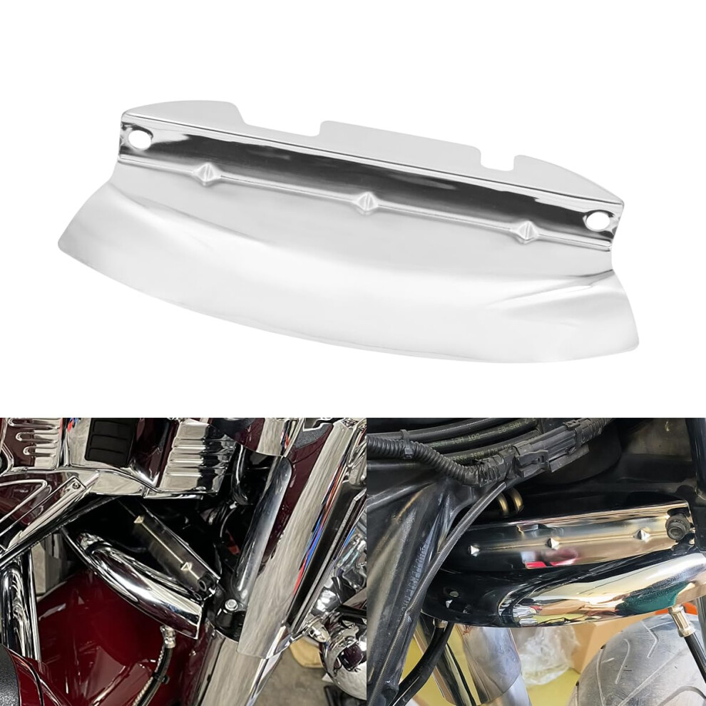 Touring Lower Triple Tree Wind Deflector Chrome 20142023 For Harley Electra Glide Road Glide Road King Street Glide 9455672731348