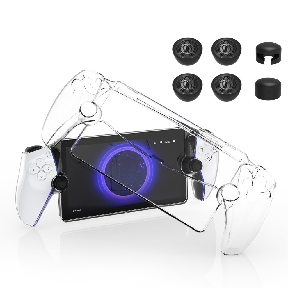 Case For Playstation Portal With Ergonomic Grip And Precise Cutouts, Pc Cover For Ps5 Portal With 6 Thumb Grips 9070919900747