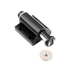 Push to Open Magnetic Catch Cabinet Door Touch Latch with SelfAligning Mechanism for Handleless Kitchen Cupboard