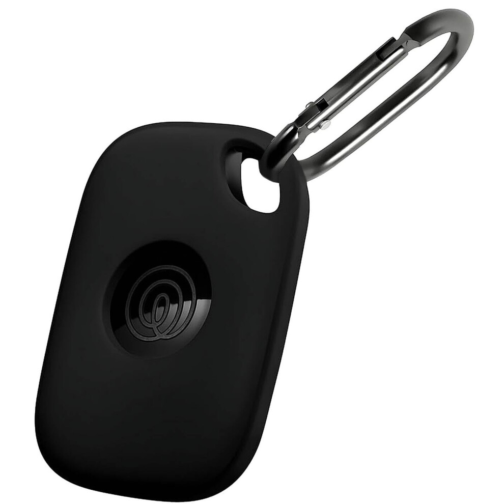 Silicone Case With Carabiner For Tile Pro 2024, Shockproof Scratch Resistant Protective Cover Black 9113335685840