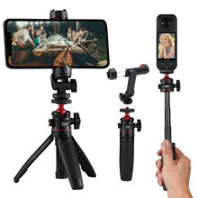 Selfie Stick Tripod 360 Rotating Phone Mount Extendable with NonSlip Grip for Smartphones and Action Cameras