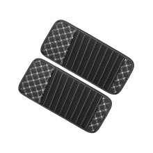 2pcs Car Sun Visor Organizer with 10 Disc Slots Universal Fit CD DVD Holder Storage Case Black