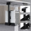 Under Desk PC Mount Adjustable CPU Holder White Steel SpaceSaving Stand for Computer Tower 4