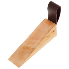 3pcs Wooden Door Stopper Set, Durable Solid Wood Door Wedge for Home Child Safety Use