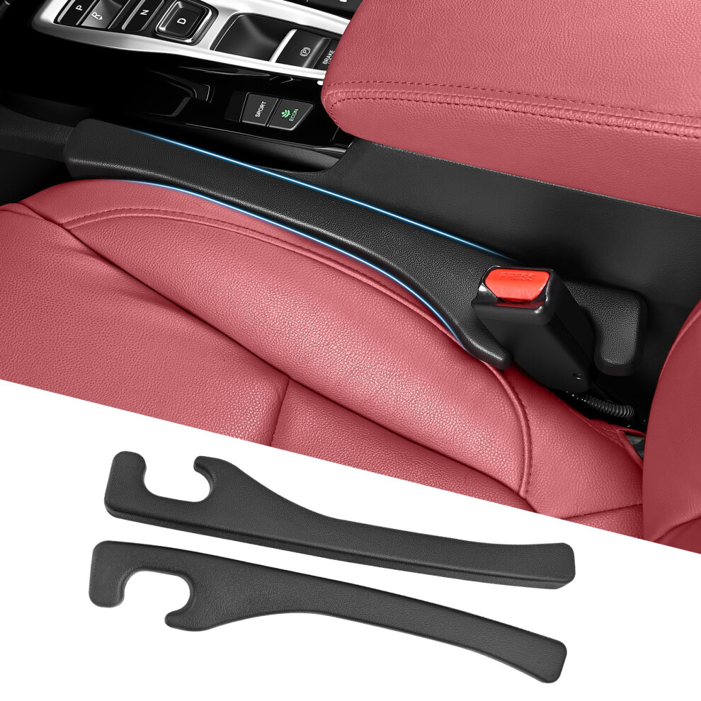 2 Pack Universal Car Seat Gap Filler Organizer, Pu Leather Side Gap Blocker Prevents Item Loss 9455672731812