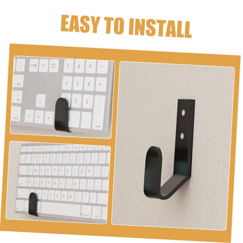 Keyboard Wall Mount Acrylic Holder Shelf for Mechanical Keyboards Space Saving Durable Design 1